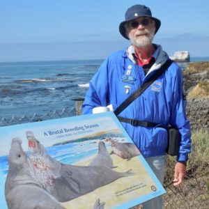 Rusty Moore, Elephant Seal Volunteer, San Simeon, CA