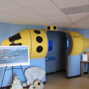 Visit the submarine at Coastal Discovery Center in San Simeon, CA