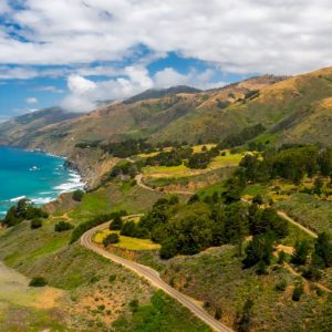 Highway 1 in San Simeon, CA