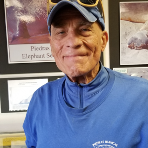 Friends of the Elephant Seal Docent, Lou Tornatzky