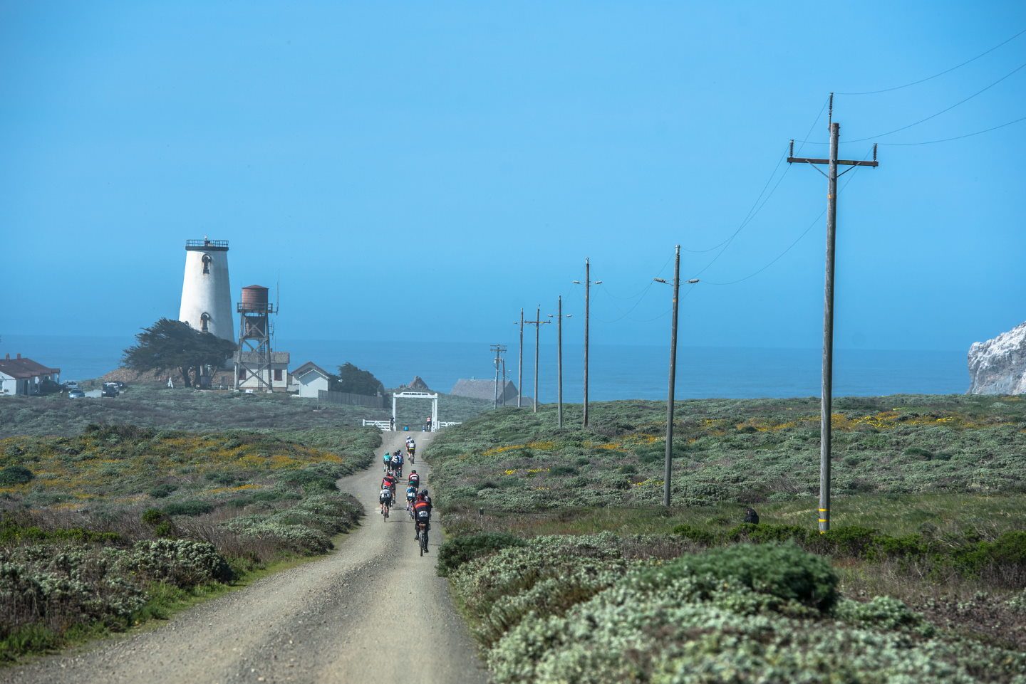 Lighthouse century ride in San Simeon, CA