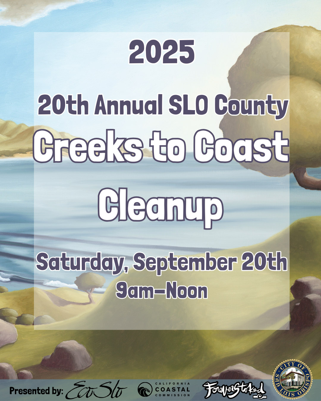 2025 Creeks to Coast Cleanup Flyer