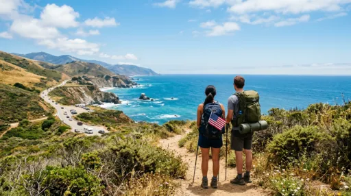 California Central Coast Highway 4th of July Hiking