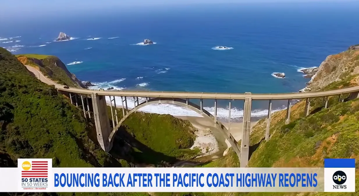 Highway 1 Road Trip Featured on Good Morning America