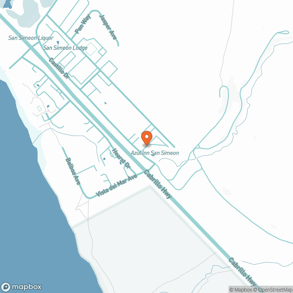 Map showing Hampton Inn San Simeon Cambria. Click opens new tab in Google Maps.